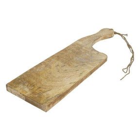 Schneidebrett - Minou Brown natural wooden L (60 x 20 x 2 cm) von PTMD - Esszett Luxury | Stilvolles Wohnen mit Charakter