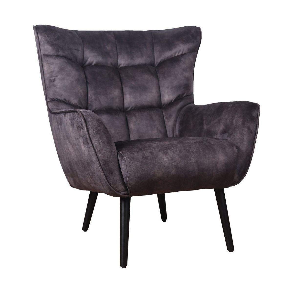Sessel - Kian Velvet washed Pink von PTMD - Esszett Luxury | Stilvolles Wohnen mit Charakter