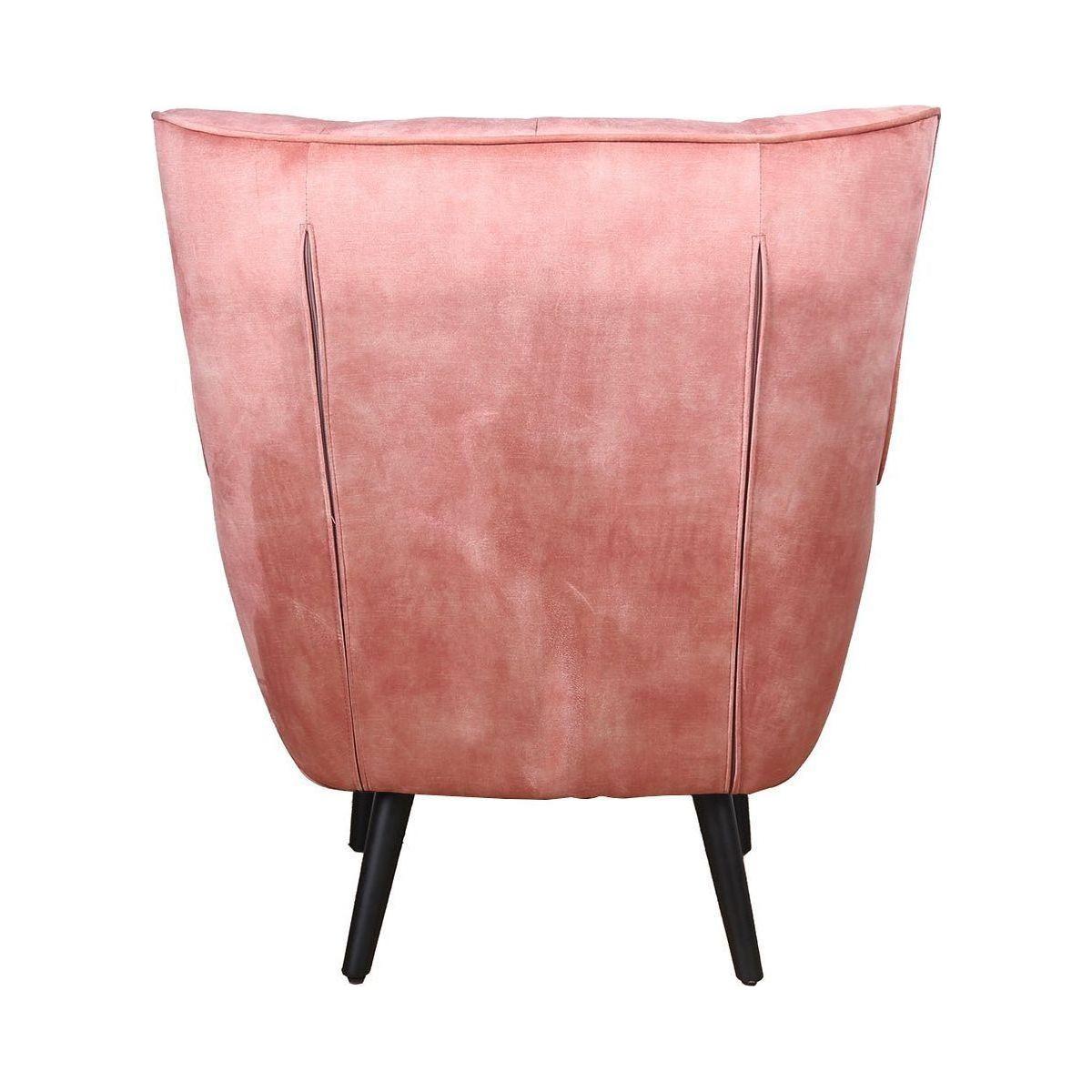 Sessel - Kian Velvet washed Pink von PTMD - Esszett Luxury | Stilvolles Wohnen mit Charakter