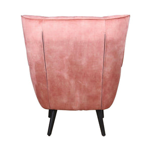 Sessel - Kian Velvet washed Pink von PTMD - Esszett Luxury | Stilvolles Wohnen mit Charakter