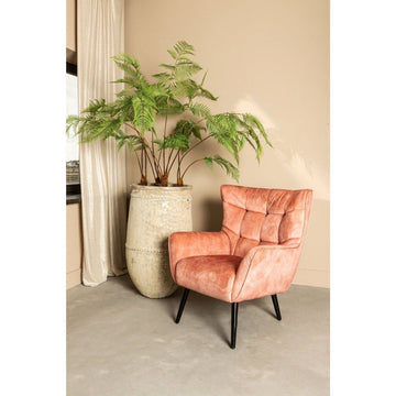 Sessel - Kian Velvet washed Pink von PTMD - Esszett Luxury | Stilvolles Wohnen mit Charakter