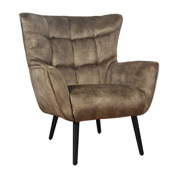 Sessel - Kian Velvet washed Pink von PTMD - Esszett Luxury | Stilvolles Wohnen mit Charakter