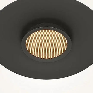 Pendant Lamp Black Ring-shaped Aluminum Housing Integrated LED & Modern Design – El | Maytoni
