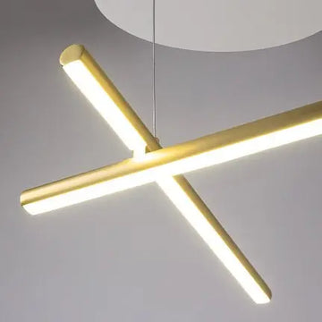 Pendant Lamp Metal with Gold Finish Modern Design & Integrated LED – Radiance | Maytoni