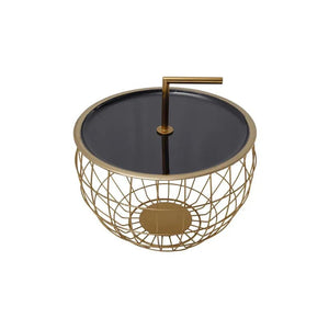 Tisch Metallgestell goldfarbene Lackierung handgefertigt – Art Deco 545 | Kayoom - Esszett Luxury | Stilvolles Wohnen mit Charakter