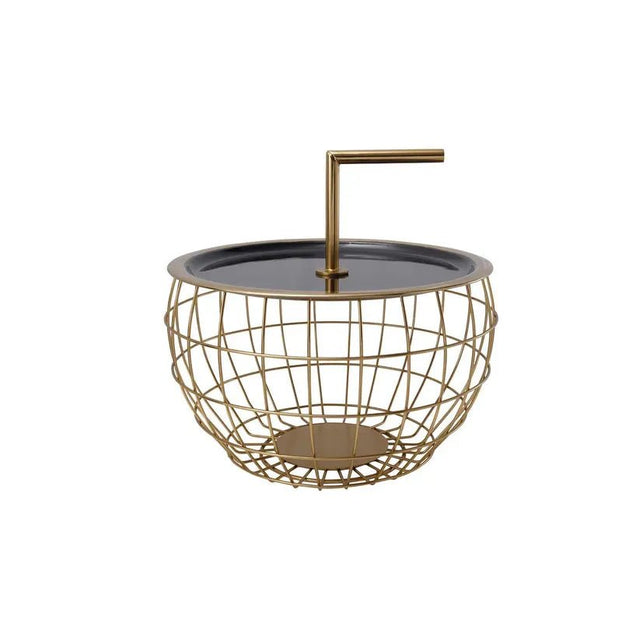 Tisch Metallgestell goldfarbene Lackierung handgefertigt – Art Deco 555 | Kayoom - Esszett Luxury | Stilvolles Wohnen mit Charakter