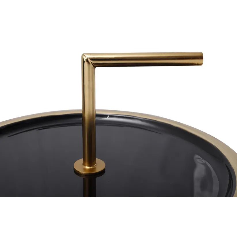 Tisch Metallgestell goldfarbene Lackierung handgefertigt – Art Deco 555 | Kayoom - Esszett Luxury | Stilvolles Wohnen mit Charakter