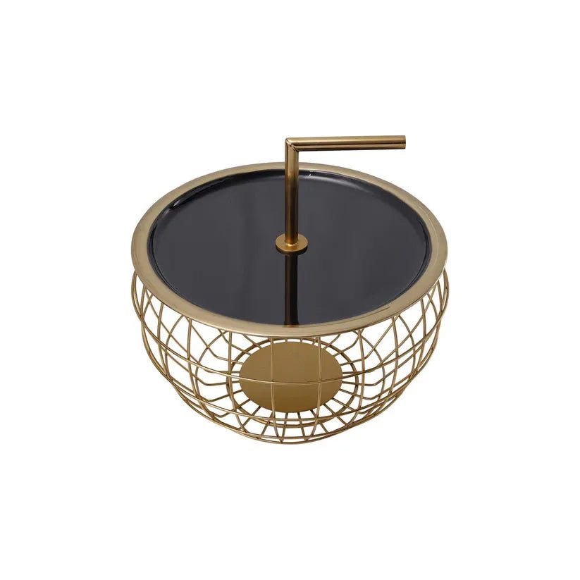 Tisch Metallgestell goldfarbene Lackierung handgefertigt – Art Deco 555 | Kayoom - Esszett Luxury | Stilvolles Wohnen mit Charakter