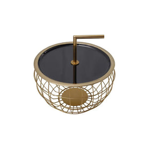 Tisch Metallgestell goldfarbene Lackierung handgefertigt – Art Deco 555 | Kayoom - Esszett Luxury | Stilvolles Wohnen mit Charakter