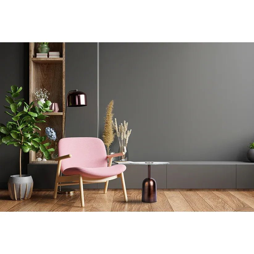 Tisch mit Marmorplatte Edelstahl - Gestell luxuriösem Design – Harry 125 | Kayoom - Esszett Luxury | Stilvolles Wohnen mit Charakter
