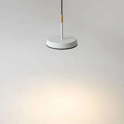 Pendant light White & gold ring-shaped aluminium housing Integrated LED & Modern Design – El | Maytoni
