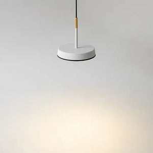 Pendant light White & gold ring-shaped aluminium housing Integrated LED & Modern Design – El | Maytoni