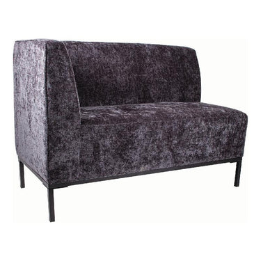 Sitzbank - Xania 130.0 x 65.0 x 88.0 cm Anthrazit linke Armlehne 1 von PTMD - Esszett Luxury | Stilvolles Wohnen mit Charakter