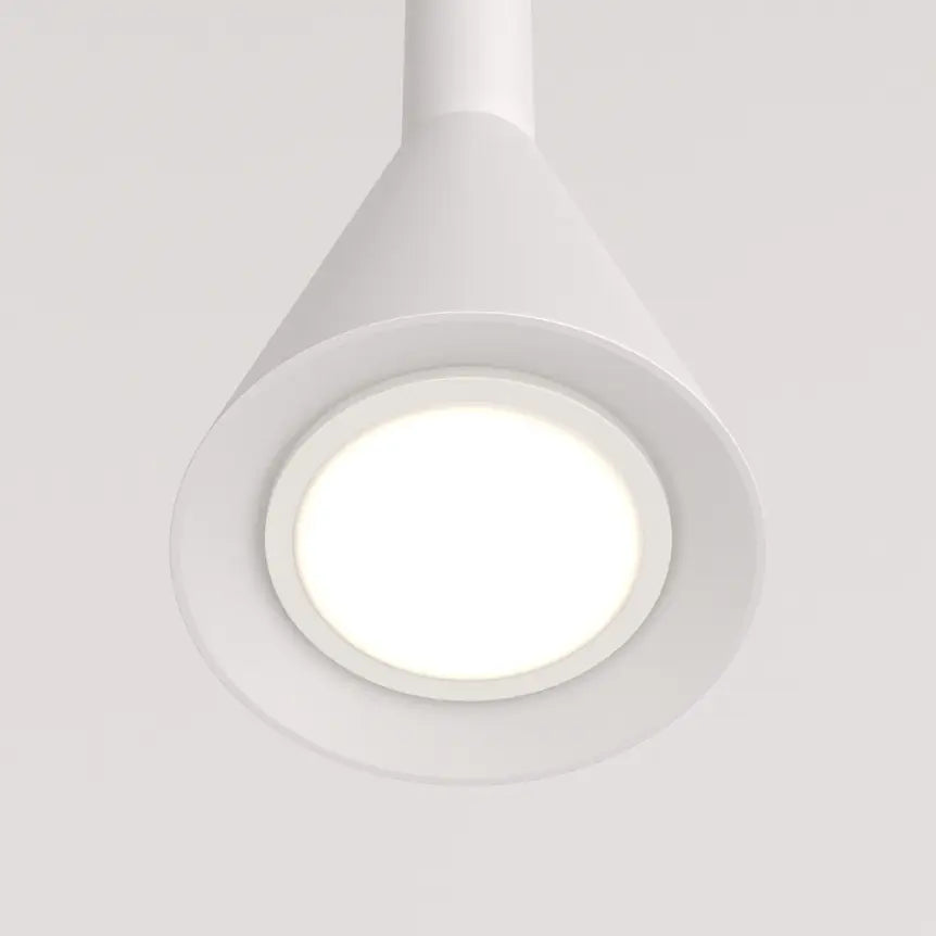 Pendant Lamp White metal housing with GU10 socket, modern design and energy-saving lighting – Arc | Maytoni
