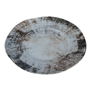 Porcelain plate, round design, dishwasher-safe L – Kaylaa | PTMD