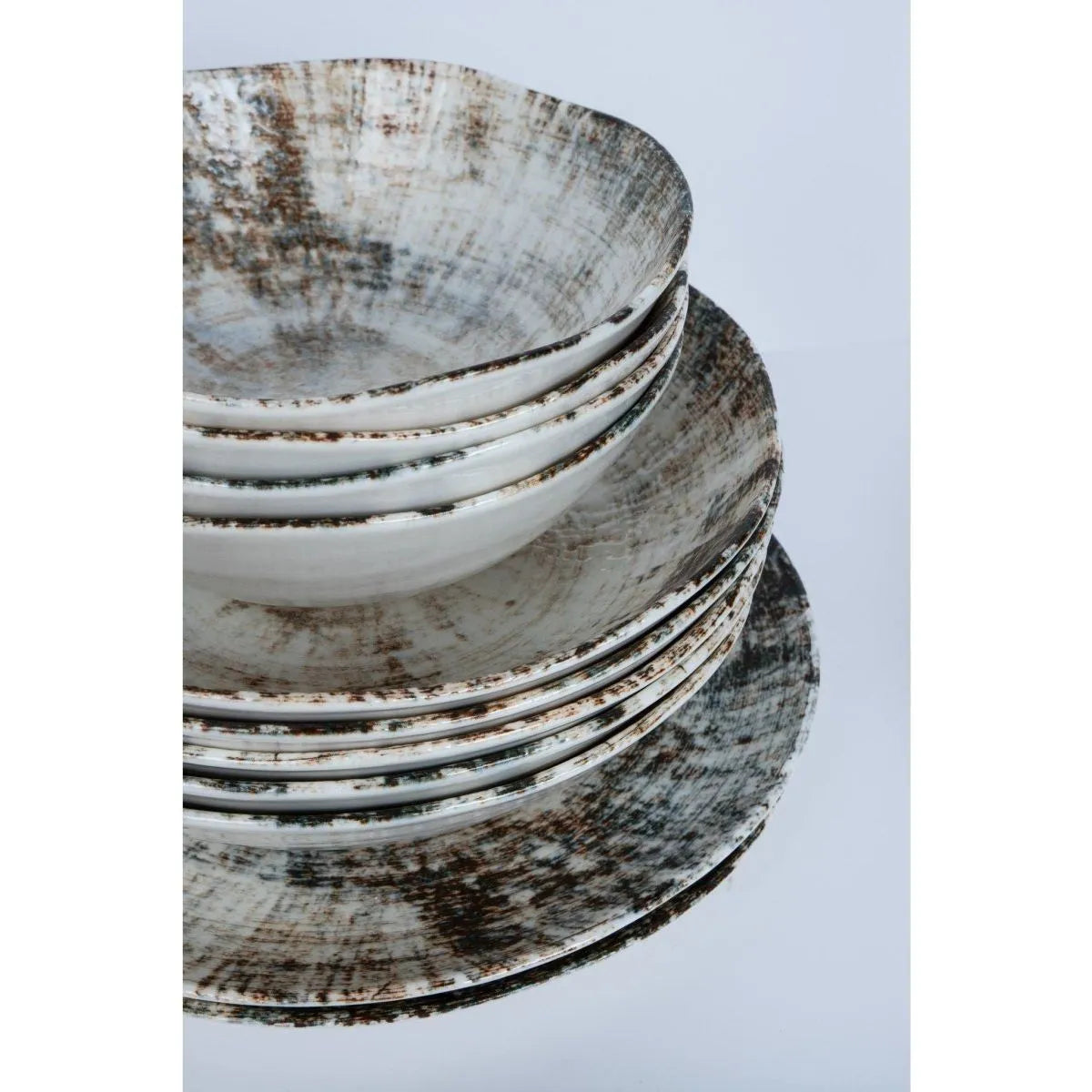Porcelain plate, round design, dishwasher-safe L – Kaylaa | PTMD