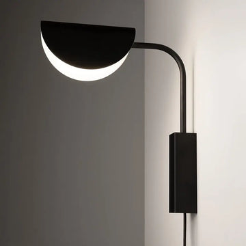 Wall Lamp Black, Metal Frame, Acrylic Accent, Minimalist – Mollis | Maytoni