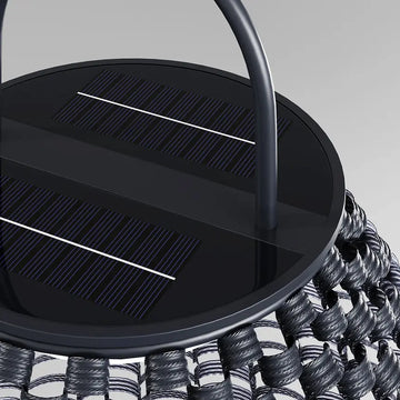 Landscape Light, hand-woven black rattan, solar-powered, 5W LED with motion sensor – OSL599FL‑L5B3K | Maytoni