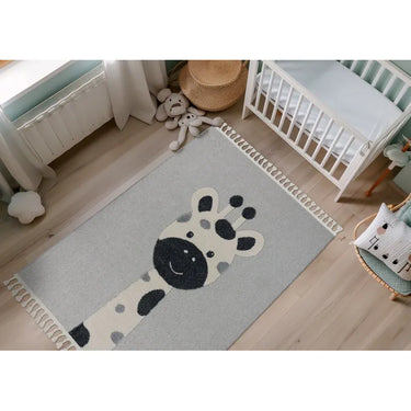 Teppich – Giraffenmotiv, Polypropylen Flor, Kurzflor Struktur, 160 x 230 cm - Modena 417 | Kayoom