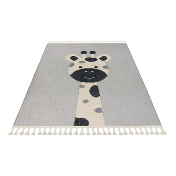 Teppich – Giraffenmotiv, Polypropylen Flor, Kurzflor Struktur, 160 x 230 cm - Modena 417 | Kayoom