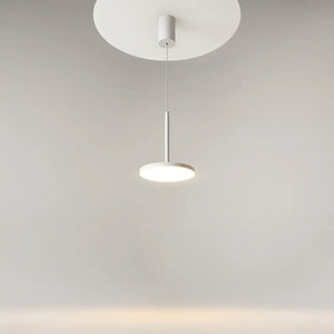 Pendelleuchte – Weißes Aluminium, 12 W Leistung, Warmweiß, Ø18,5 cm - Plato | Maytoni