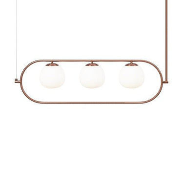 Pendelleuchte mit Mattglas - Kugeln und Messing - Finish im modernen Design – Erich | Maytoni - Esszett Luxury | Stilvolles Wohnen mit Charakter