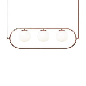 Pendant Lamp with Frosted Glass Spheres and Brass Finish in Modern Design – Erich | Maytoni