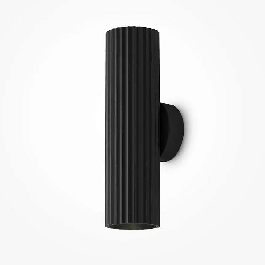 Wandleuchte – Schwarzes Aluminium, Doppel GU10, 20 cm Höhe - Calipso | Maytoni