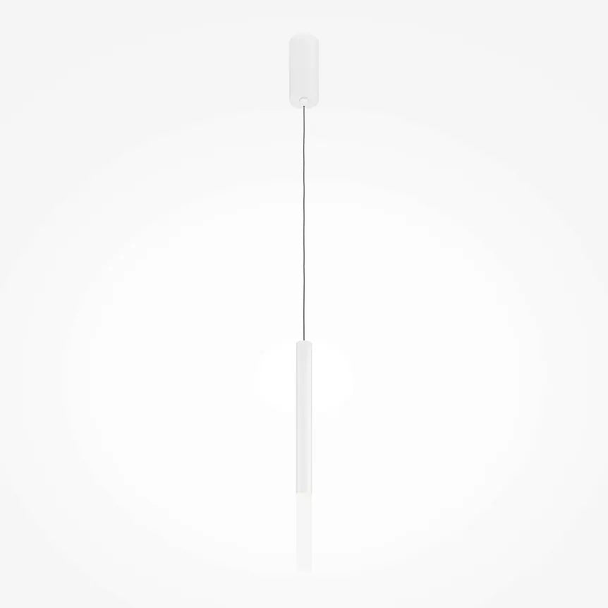 Pendant Light White Aluminum Modern Design & Integrated LED – Pro Shade | Maytoni