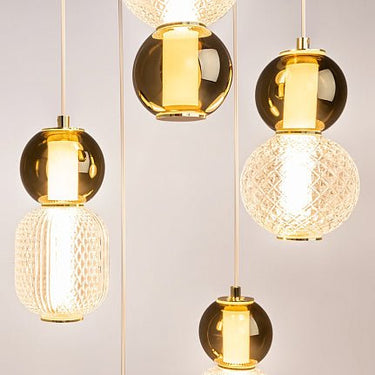 Pendelleuchte im breiten goldfarbenen Ringdesign mit LED dimmbar und höhenverstellbar – Drop | Maytoni - Esszett Luxury | Stilvolles Wohnen mit Charakter