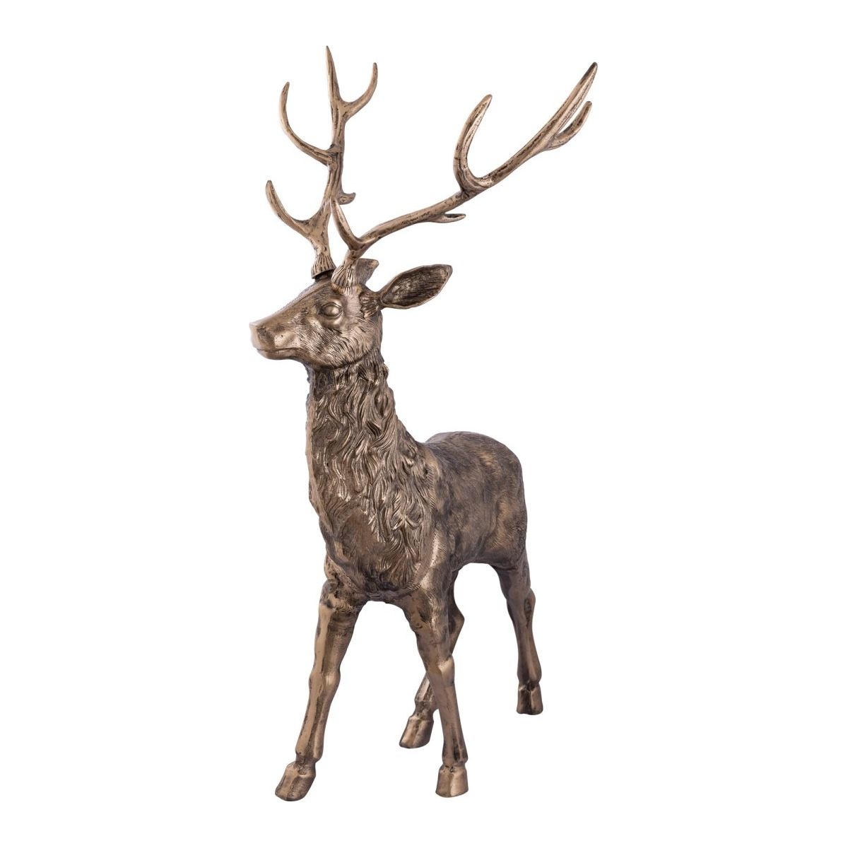 Statue - Khary Brass 101.0 x 65.0 x 147.0 cm von PTMD - Esszett Luxury | Stilvolles Wohnen mit Charakter