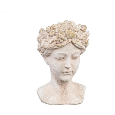 Cement statue with cream face design size M – Sherlene | PTMD