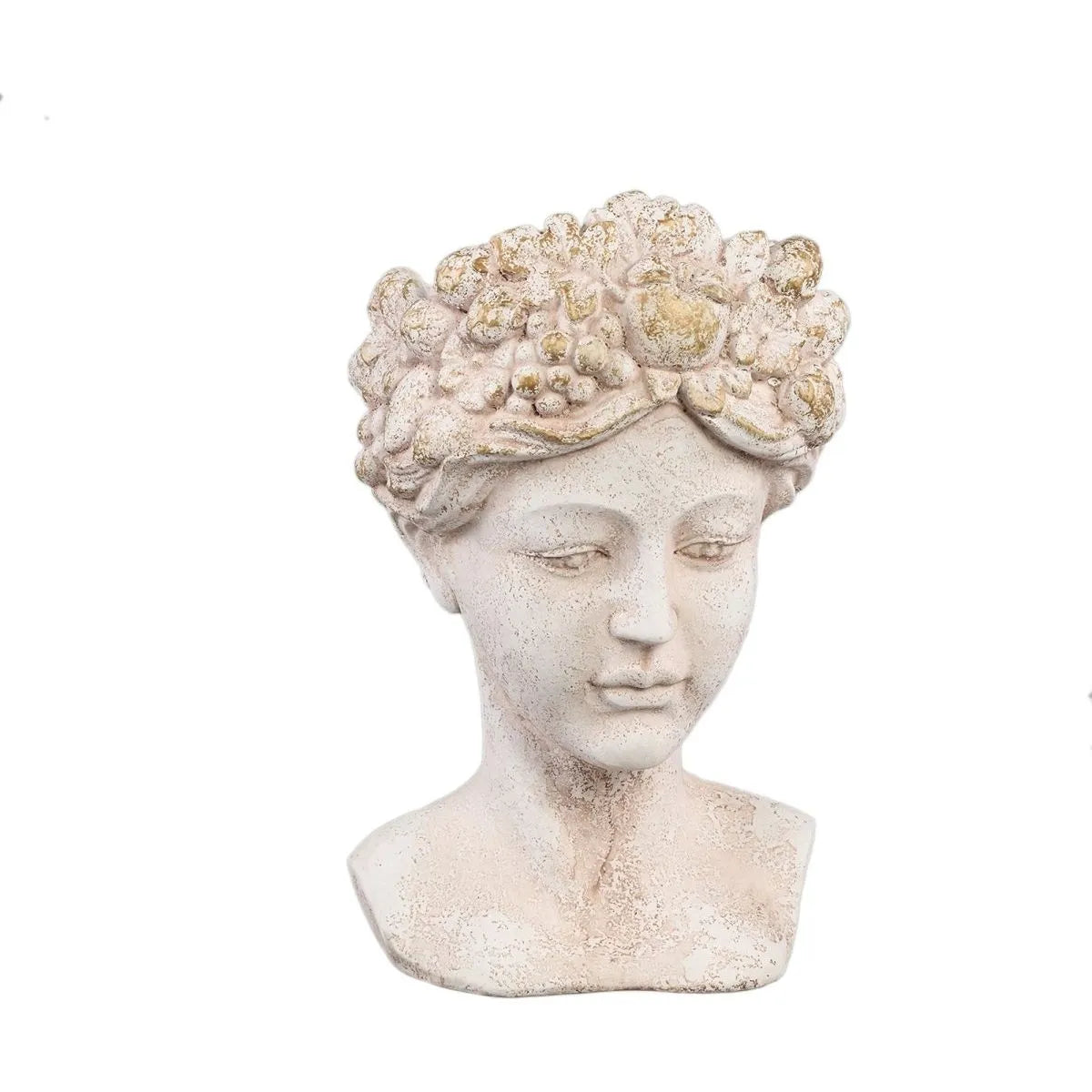 Cement statue with cream face design size M – Sherlene | PTMD