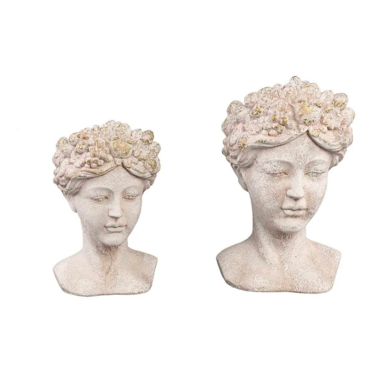 Cement statue with cream face design size M – Sherlene | PTMD