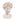 Cement statue with cream-colored face design size L – Sherlene | PTMD