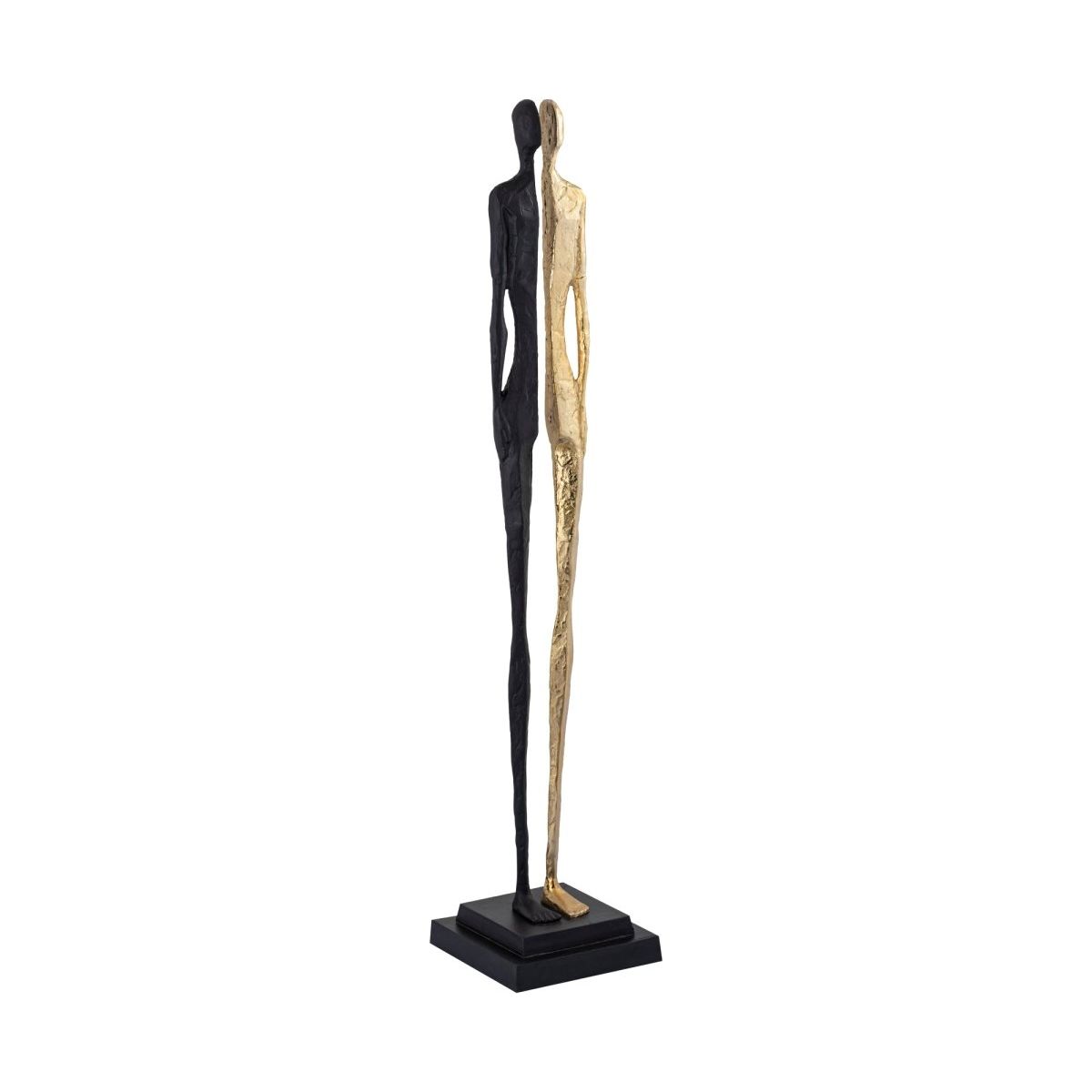 Statue - Thijs Black 25.0 x 24.0 x 127.0 cm von PTMD - Esszett Luxury | Stilvolles Wohnen mit Charakter