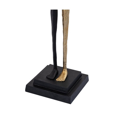 Statue - Thijs Black 25.0 x 24.0 x 127.0 cm von PTMD - Esszett Luxury | Stilvolles Wohnen mit Charakter