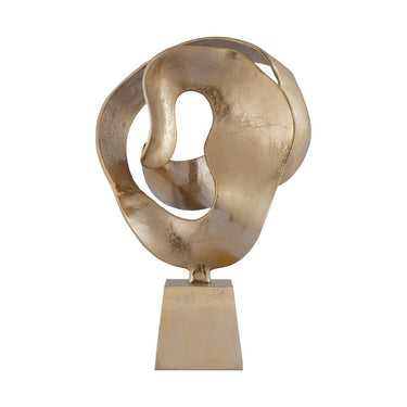 Statue - Thore Gold round shape von PTMD - Esszett Luxury | Stilvolles Wohnen mit Charakter