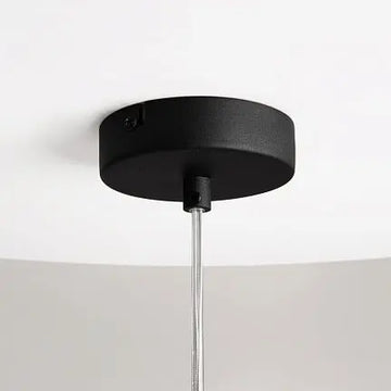 Pendant Light Clear Mirrored Double Shade Opal Glass Inner Shade & Black Metal Base – Duality | Maytoni