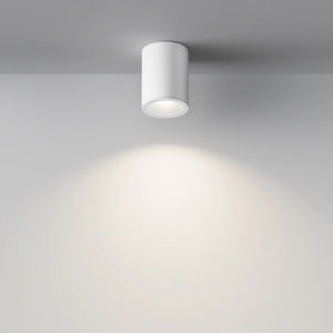 Deckenleuchte – Weißes Finish, Aluminium Gehäuse, GU10 Fassung, Ø8,5 cm - Zoom | Maytoni