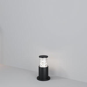 Landscape Lighting Black Aluminum & Clear Glass Cylinder (1× E27, max. 60 W, IP 54) – O576FL‑01B1 | Maytoni