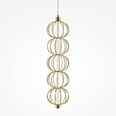 Pendelleuchte Goldenes Finish Kuppelförmiger Schirm & Integrierte LED – Golden Cage | Maytoni - Esszett Luxury | Stilvolles Wohnen mit Charakter