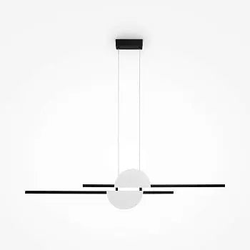 Pendelleuchte – Schwarz Weiß, Aluminium Material, 26 W Leistung, Neutralweiß – Skyline | Maytoni