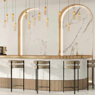 Pendelleuchte Mattgoldenes Finish Opalglas & Integrierte LED – Imaginary | Maytoni - Esszett Luxury | Stilvolles Wohnen mit Charakter