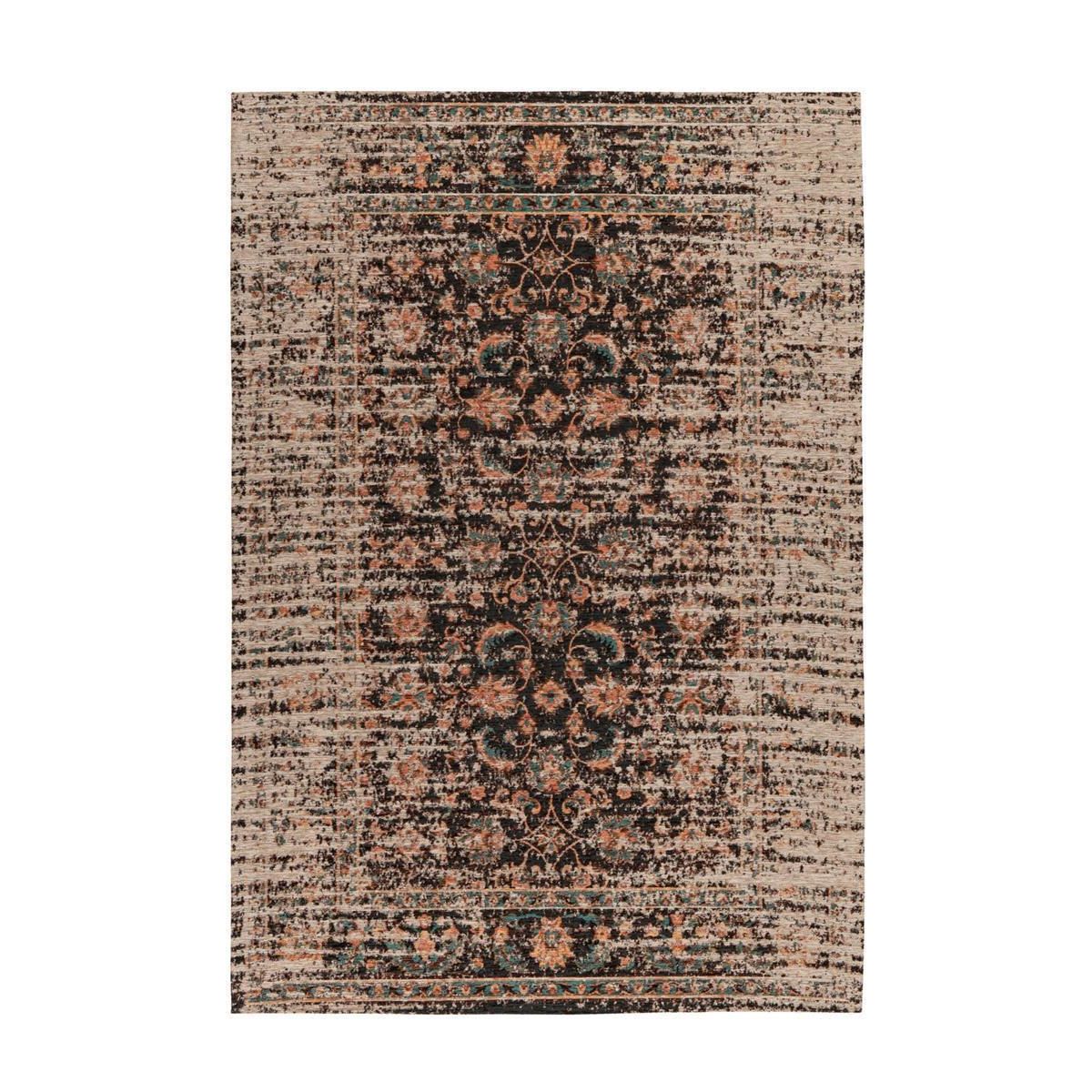 3D Effect Rug, Soft Pile & Viscose Material Multi/Blue - Charme 225 | Kayoom