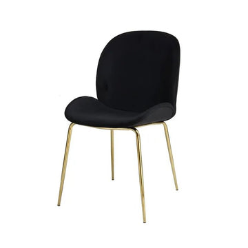 Stuhl Gestepptes Rücken - Design Samtbezug Messing - Gestell – Charlize 110 | Kayoom - Esszett Luxury | Stilvolles Wohnen mit Charakter