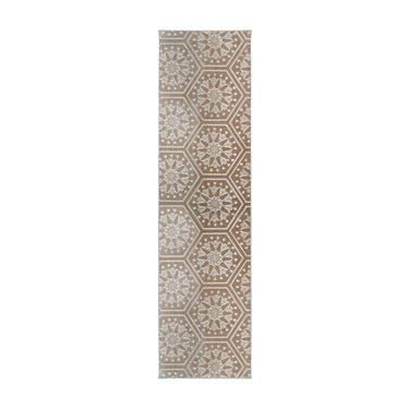 Teppich – Hexagon Muster, Geprägte Oberfläche, Taupe Farbgebung, 160 x 230cm - Monroe 225 | Kayoom