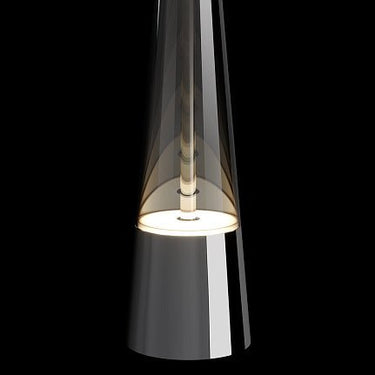 Pendelleuchte mit Chrom - Finish und konischem Glasschirm im modernen Design – Sintesi | Maytoni - Esszett Luxury | Stilvolles Wohnen mit Charakter