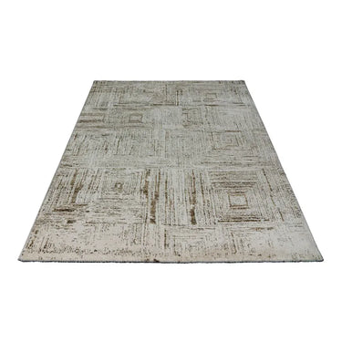 Teppich – Kurzflor Struktur, Creme Optik, Modernes Design, 120 x 170 cm - Napoli 537 | Kayoom