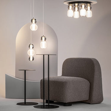 Deckenleuchte Chrom-Ringdesign mit LED – Drop | Maytoni